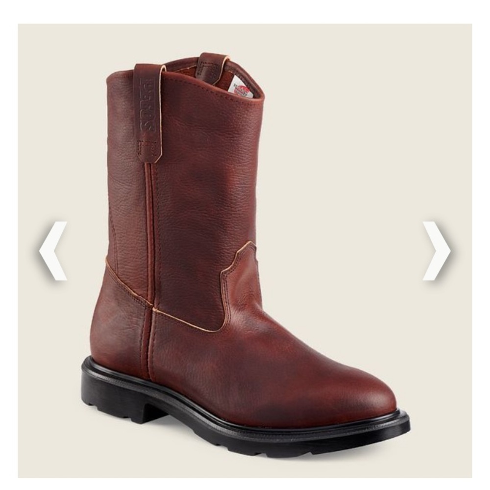 Red Wing Boots 1132 SUPERSOLE®MEN'S 11-INCH SOFT TOE PULL-ON SIZE 11 D.